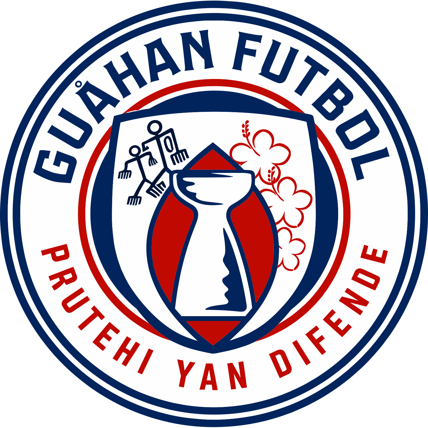 Emblema Seleção de Guam