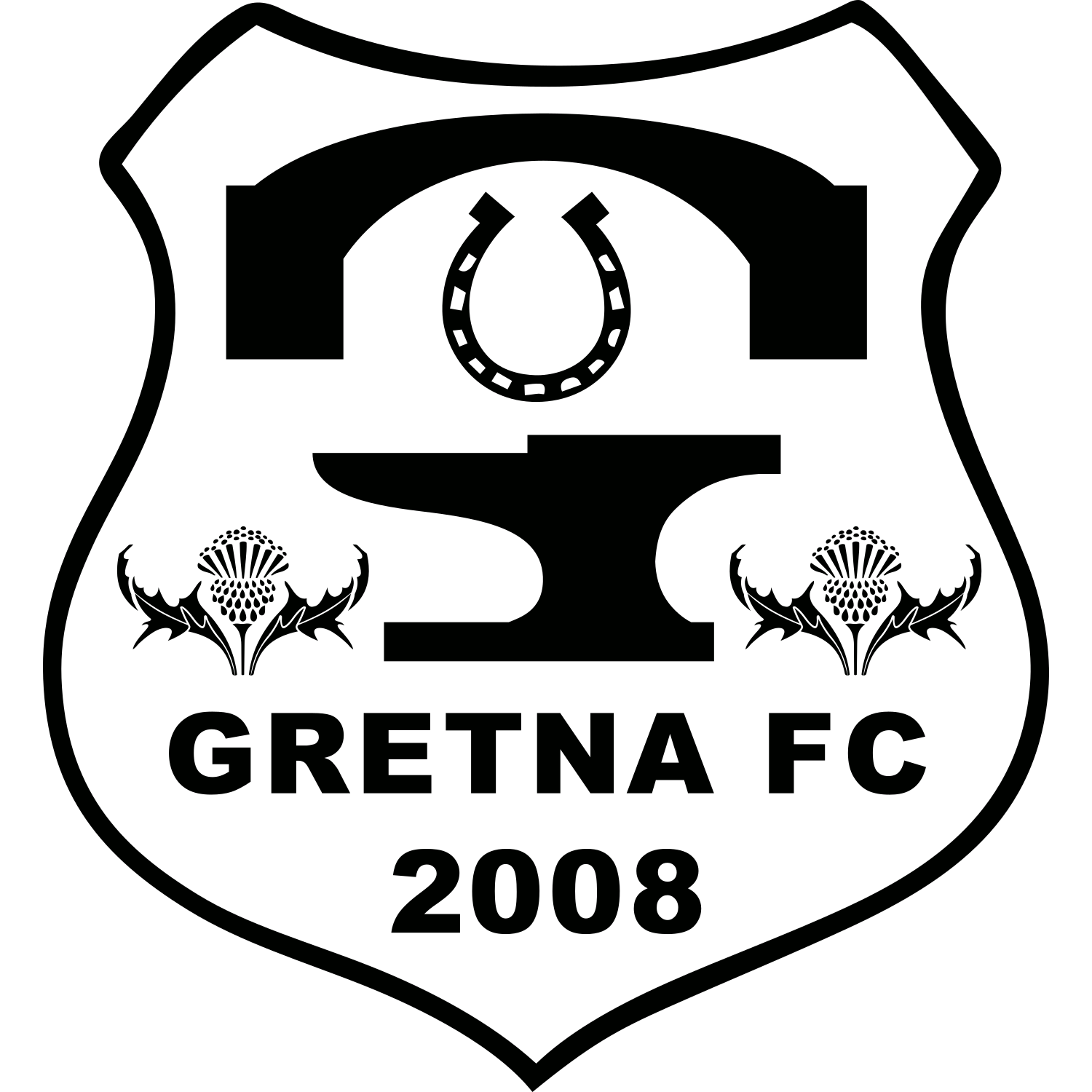 Emblema Gretna FC 2008