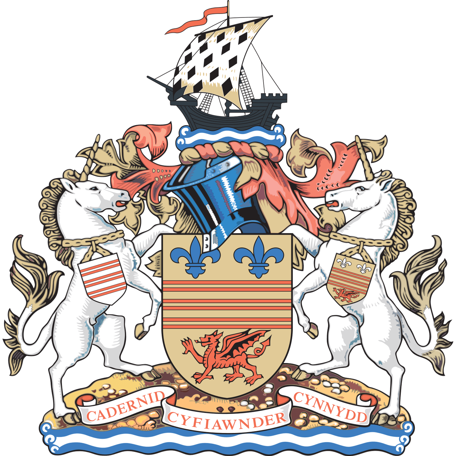 Crest — Barry Town United FC