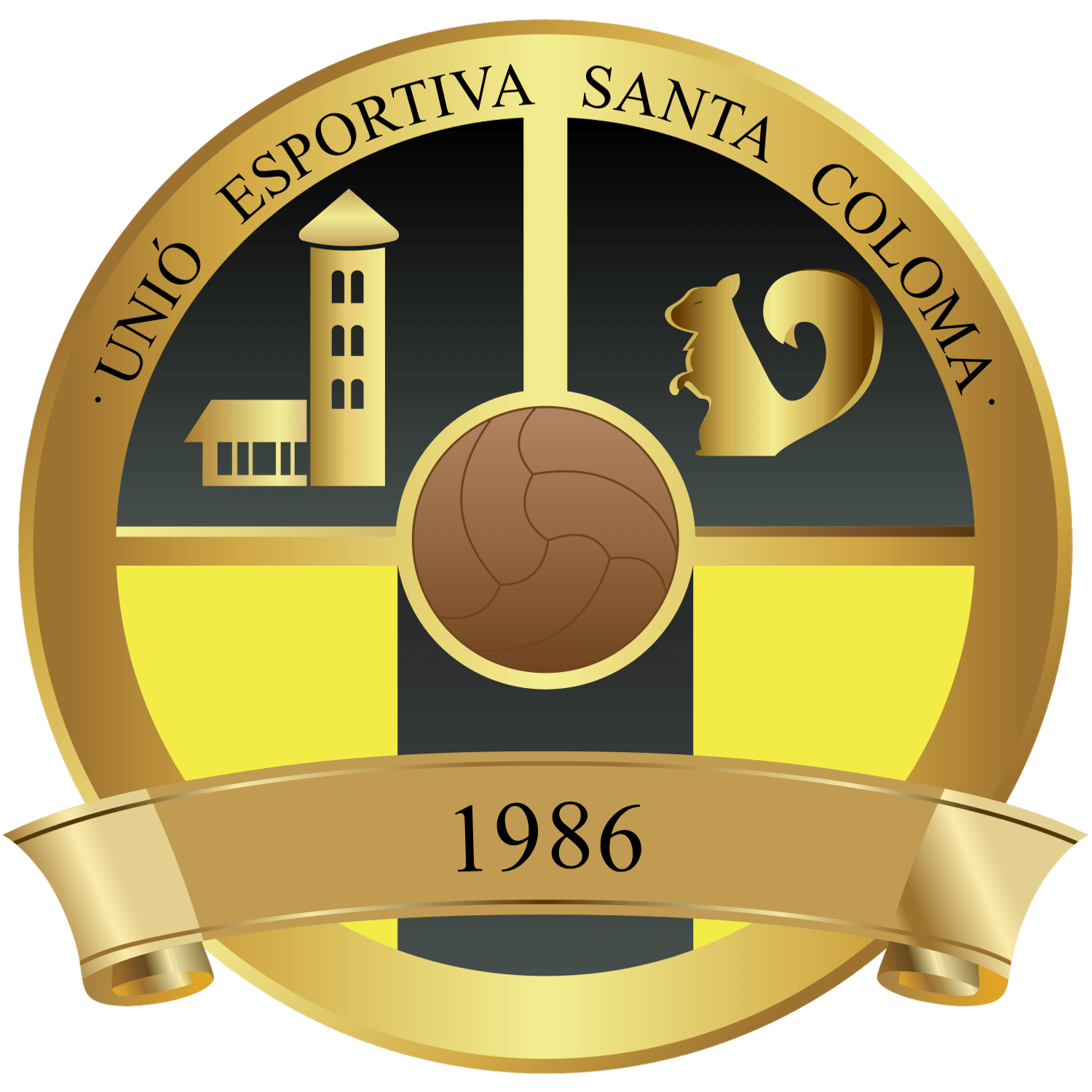 Emblema UE Santa Coloma