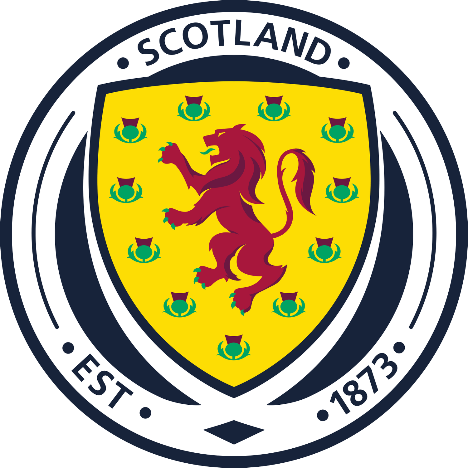 Crest — Seleção de Escócia